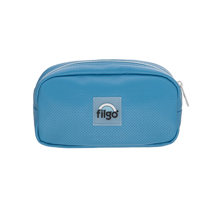 Cartuchera Escolar Filgo 2026 Starpak Pouch Futbol Celeste-Blanco Art.CA26-PST-010